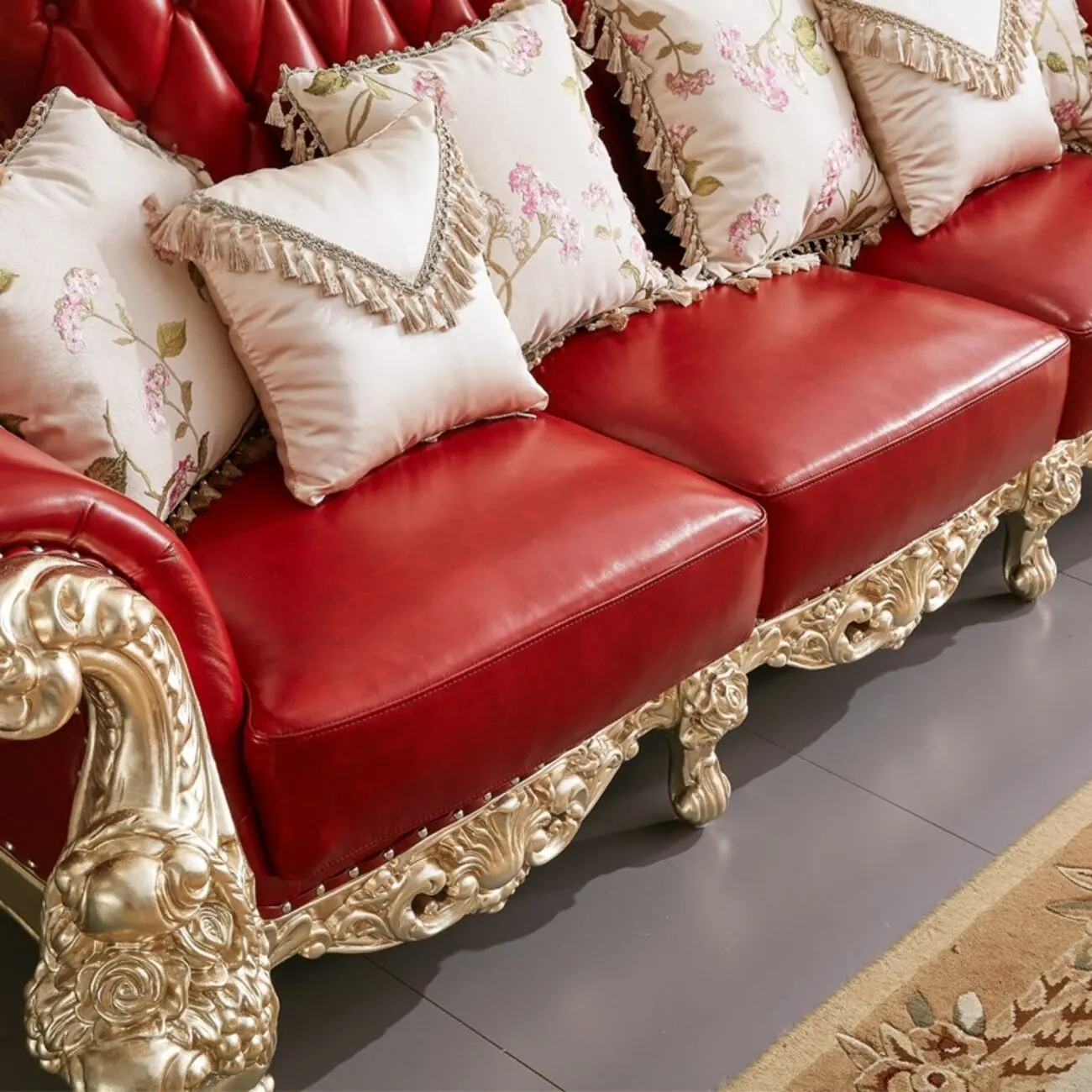 主图-05 Globe Furnishings - European Luxury Palace Villa Sofa