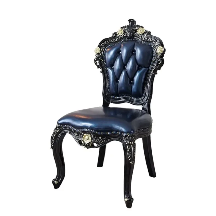 Globe Furnishings - European-style solid wood carved dining table and chair set Globe Furnishings - European-style solid wood carved dining table and chair set