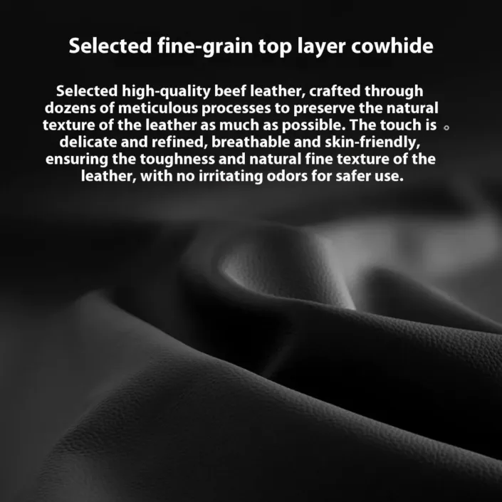 Globe Furnishings - High-back adjustable genuine leather sofa Globe Furnishings - High-back adjustable genuine leather sofa
