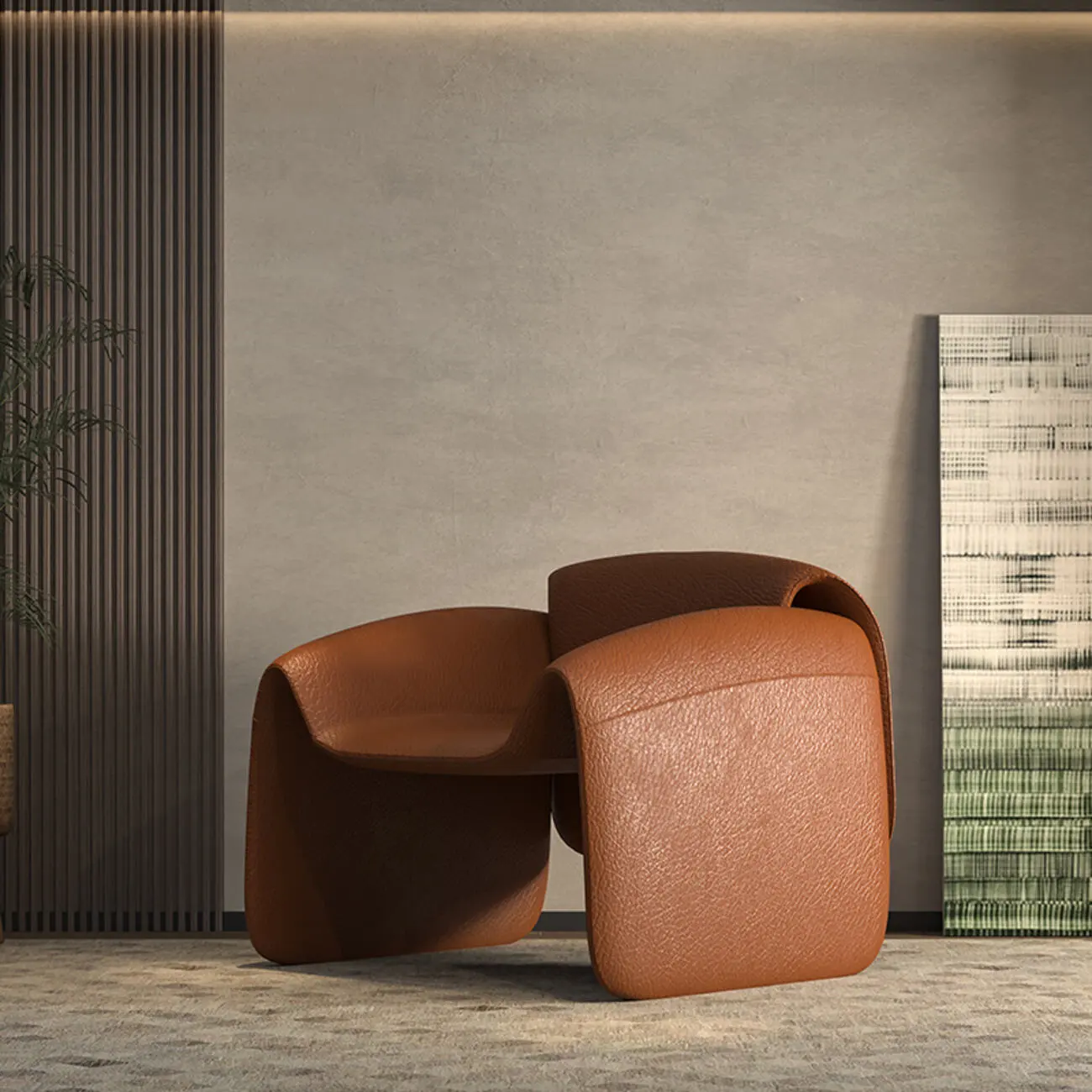 主图-05 Globe Furnishings - Italian Minimalist Creative Luxury Crab Armchair