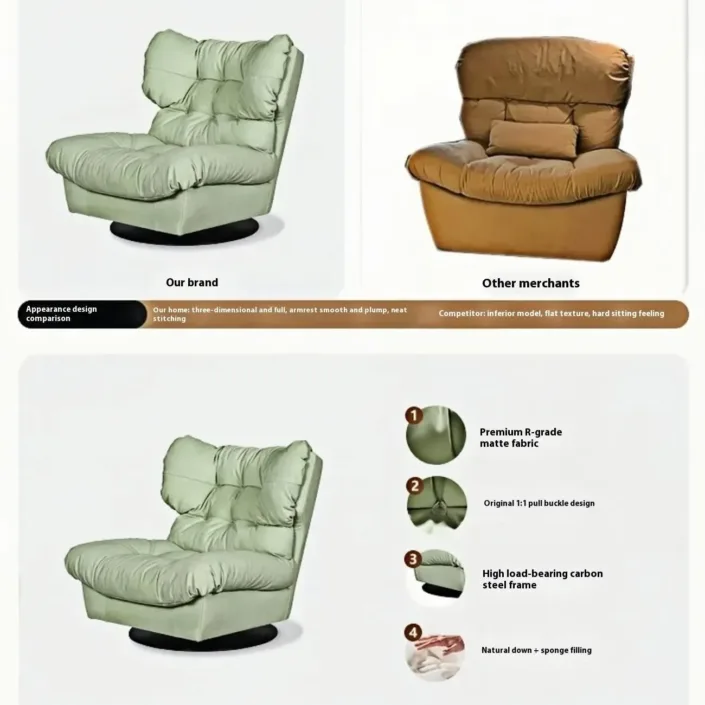 Globe Furnishings - Single-Person Cloud Chair Globe Furnishings - Single-Person Cloud Chair