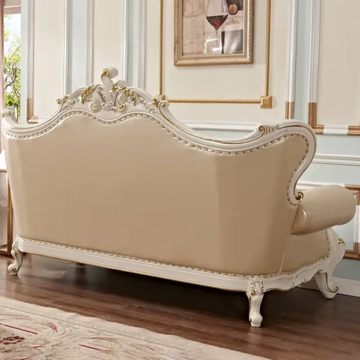 Globe Furnishings - European Style Solid Wood Carved Palace Villa Sofa Globe Furnishings - European Style Solid Wood Carved Palace Villa Sofa
