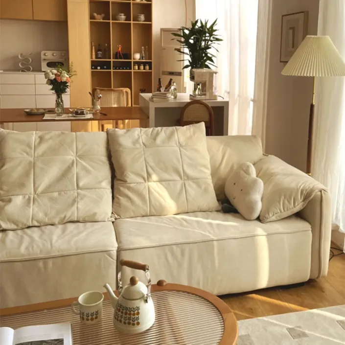 Globe Furnishings - Italian Minimalist Elephant Ear Sofa Globe Furnishings - Italian Minimalist Elephant Ear Sofa