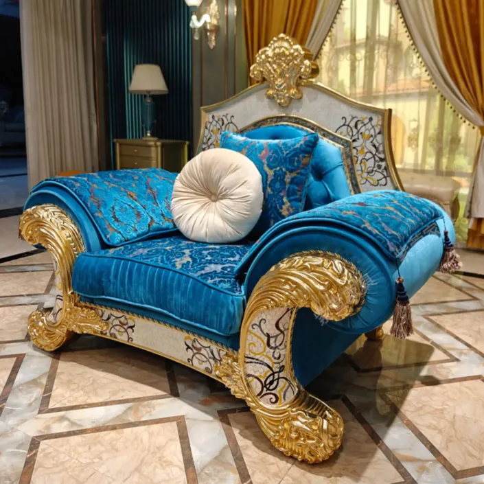 Globe Furnishings - French Court Solid Wood Luxury Villa Sofa Globe Furnishings - French Court Solid Wood Luxury Villa Sofa