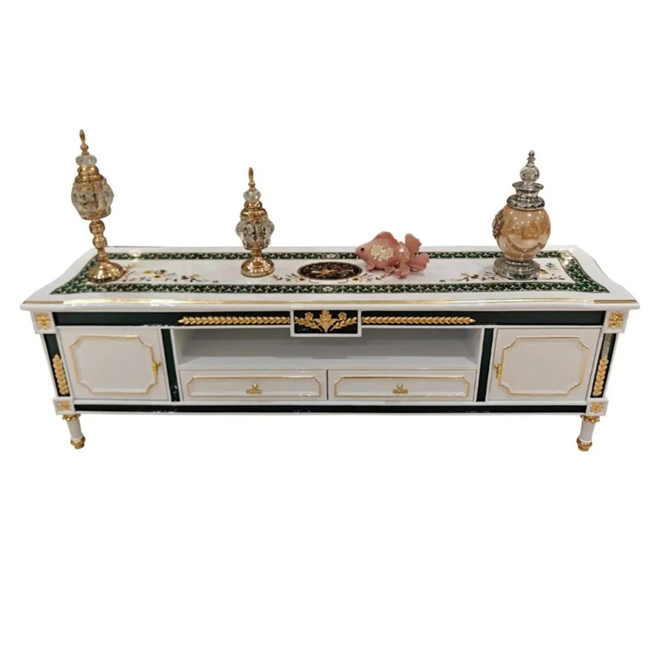 主图-05 Globe Furnishings - French-Style Light Luxury Palace Upholstered Sofa
