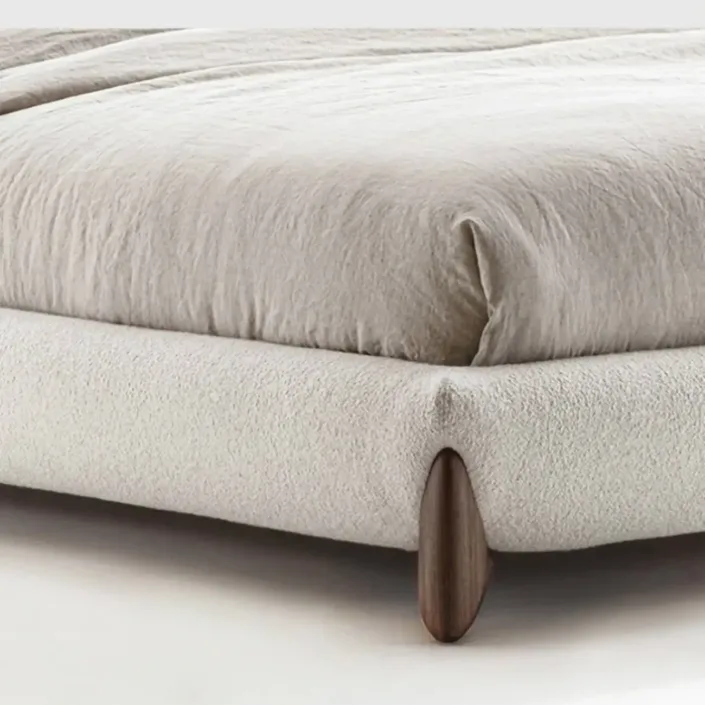Globe Furnishings - Lambswool Fabric SOFTBAY Bed Globe Furnishings - Lambswool Fabric SOFTBAY Bed