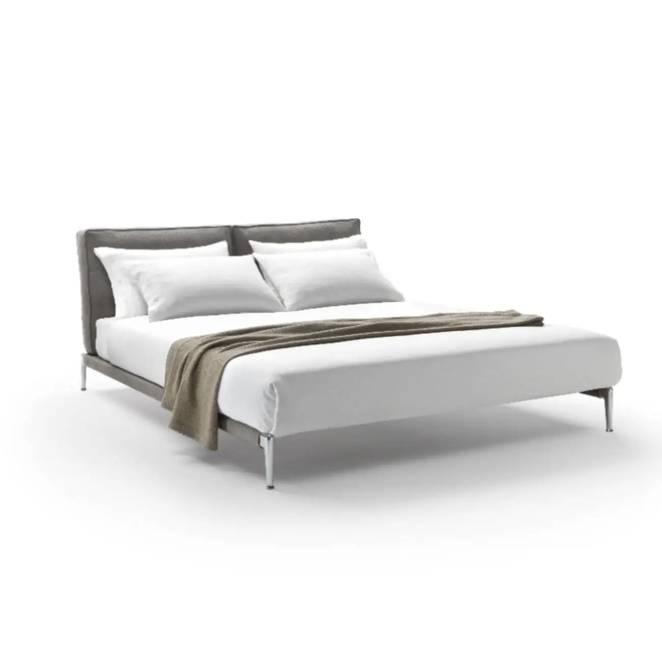 主图-05q Globe Furnishings - Italian Minimalist Ada Smile Double Bed