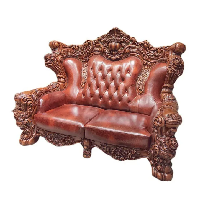 Globe Furnishings - European Top Tier Cowhide Villa Sofa Globe Furnishings - European Top Tier Cowhide Villa Sofa