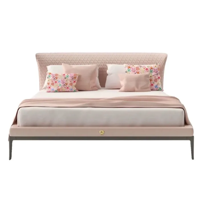 Globe Furnishings - Versace Genuine Leather Princess Bed Globe Furnishings - Versace Genuine Leather Princess Bed