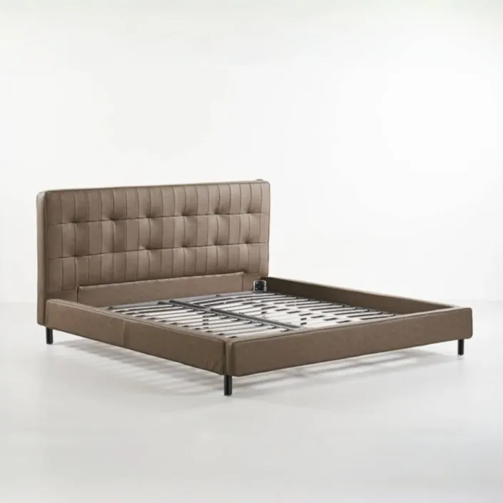 Globe Furnishings - Luxury Vintage Anton Genuine Leather Bed Globe Furnishings - Luxury Vintage Anton Genuine Leather Bed