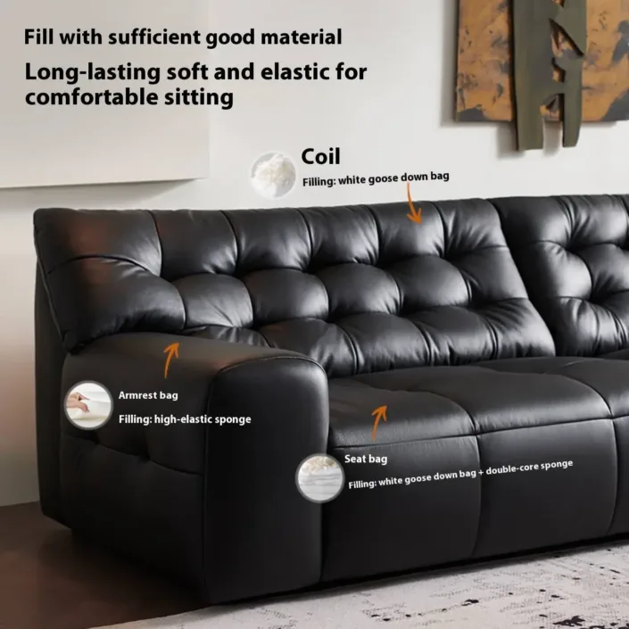 Globe Furnishings - Italian Luxury Big Black Bear Sofa Globe Furnishings - Italian Luxury Big Black Bear Sofa
