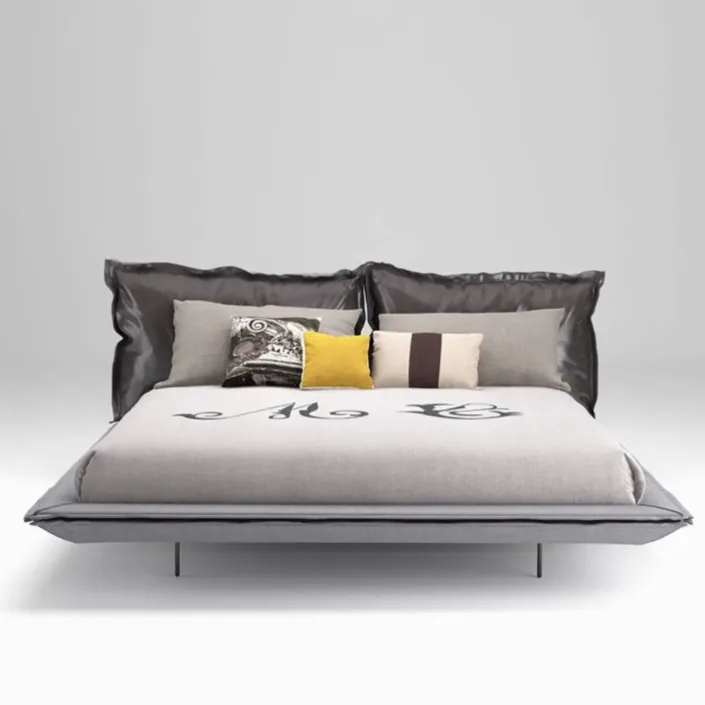 Italian Designer Genuine Leather Auto-Reverse Bed