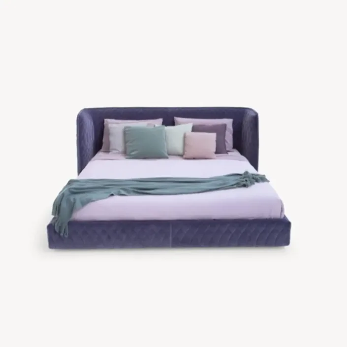 Globe Furnishings - Redondo Italian Minimalist Upholstered Bed Globe Furnishings - Redondo Italian Minimalist Upholstered Bed
