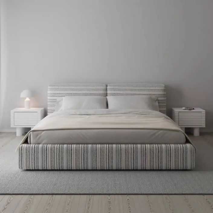 Globe Furnishings - Danbodu Linen-Cotton Blend Fabric Bed Globe Furnishings - Danbodu Linen-Cotton Blend Fabric Bed