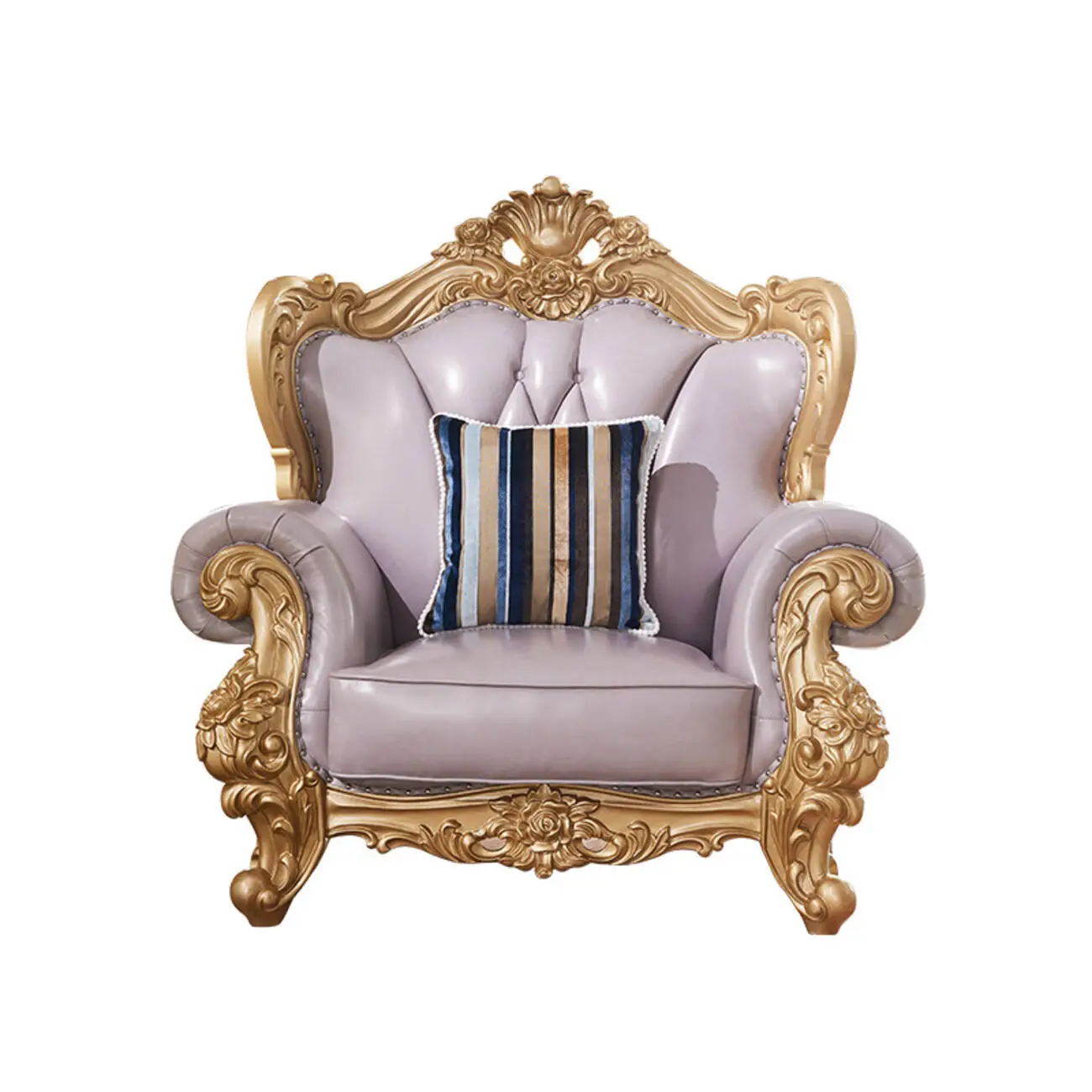 主图-07 Globe Furnishings - European Style Solid Wood Palace Villa Sofa
