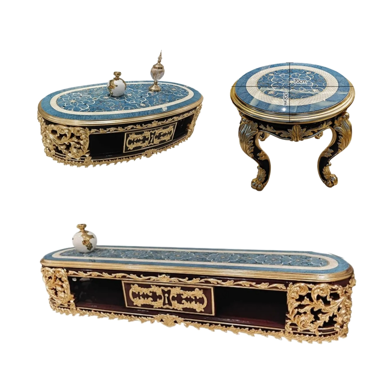 主图-08 Globe Furnishings - French Luxury Palace Villa Sofa