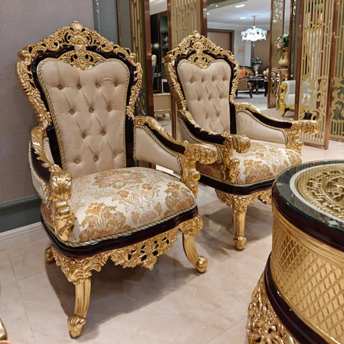 Globe Furnishings - French Style Neoclassical Luxury Cushioned Sofa Globe Furnishings - French Style Neoclassical Luxury Cushioned Sofa