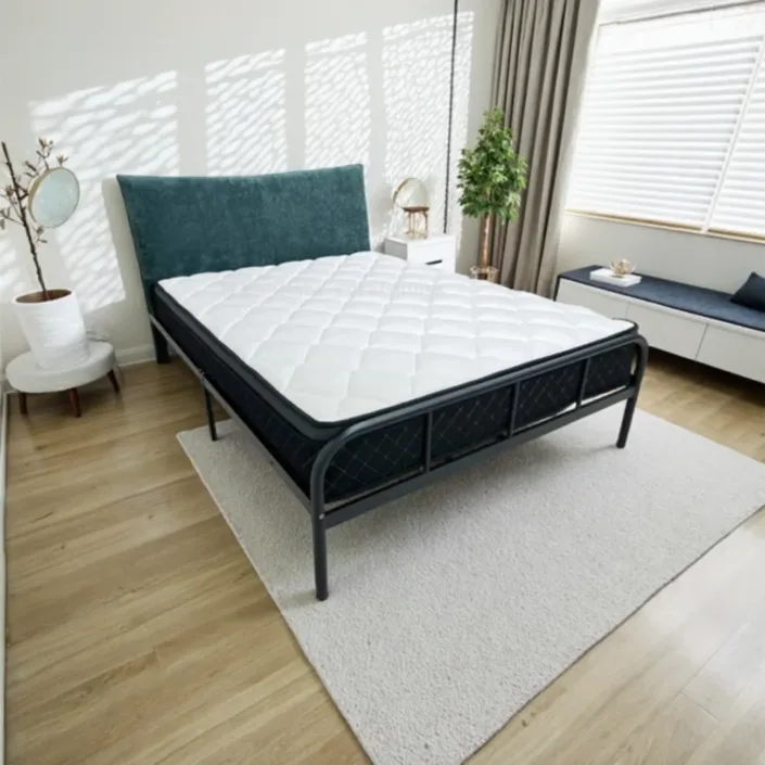 Globe Furnishings - Nordic Style Comfortable Minimalist Double Bed Globe Furnishings - Nordic Style Comfortable Minimalist Double Bed