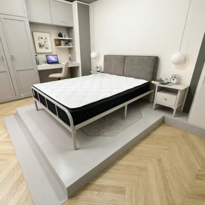 Globe Furnishings - Modern Minimalist Bed in Scandinavian Style Globe Furnishings - Modern Minimalist Bed in Scandinavian Style