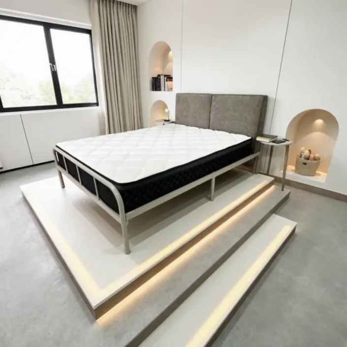 Globe Furnishings - Modern Minimalist Bed in Scandinavian Style Globe Furnishings - Modern Minimalist Bed in Scandinavian Style