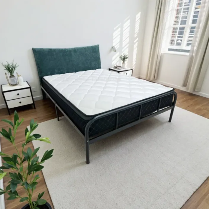 Globe Furnishings - Nordic Style Comfortable Minimalist Double Bed Globe Furnishings - Nordic Style Comfortable Minimalist Double Bed