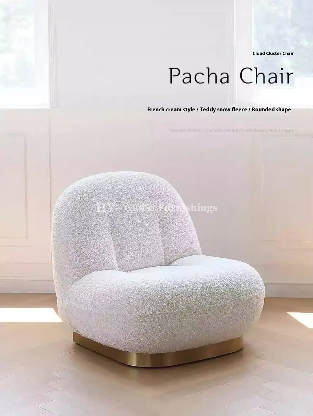 Globe Furnishings - Snowy Cloud Single Armchair