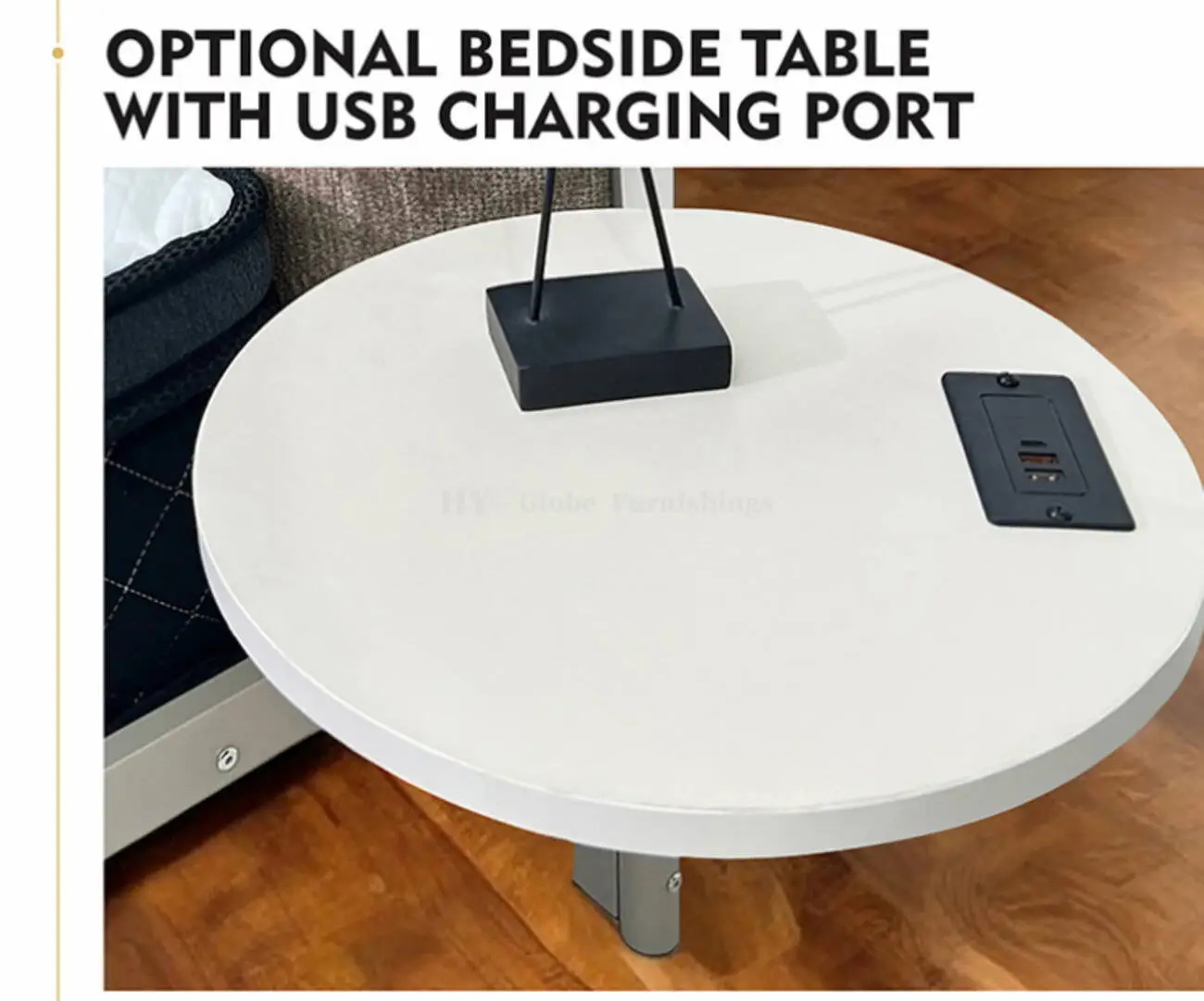 Globe Furnishings - Popular Comfortable Nordic Minimalist Bed