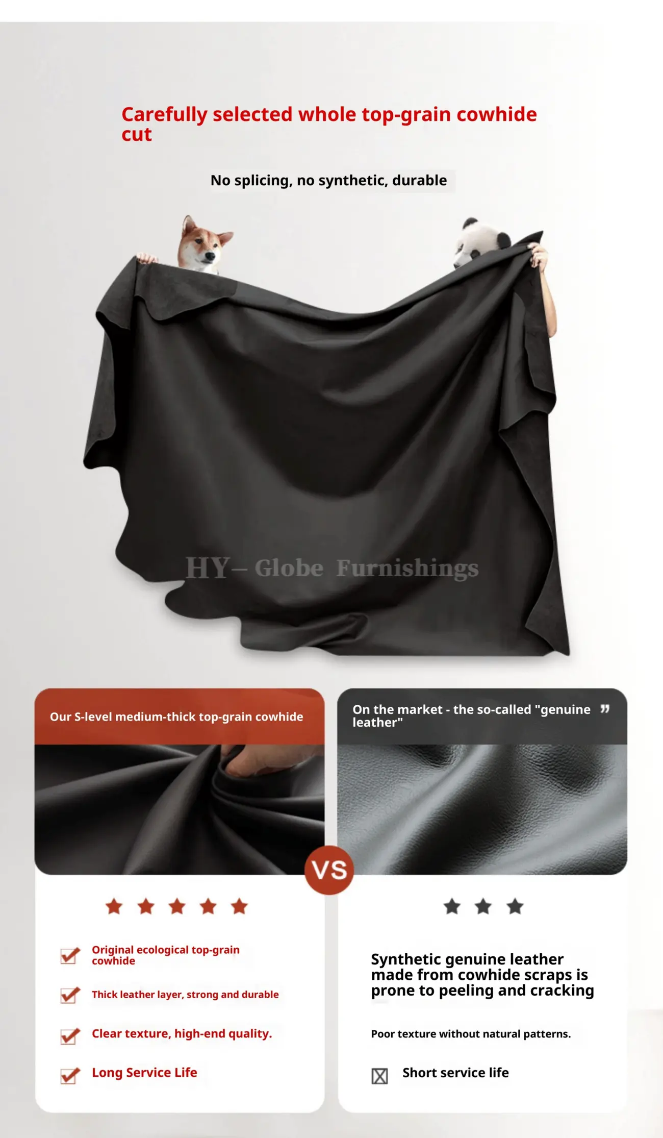 Globe Furnishings - Versace Genuine Leather Princess Bed