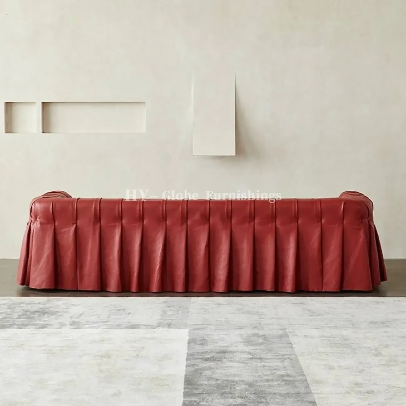 Globe Furnishings - Bohemian Skirted Sofa