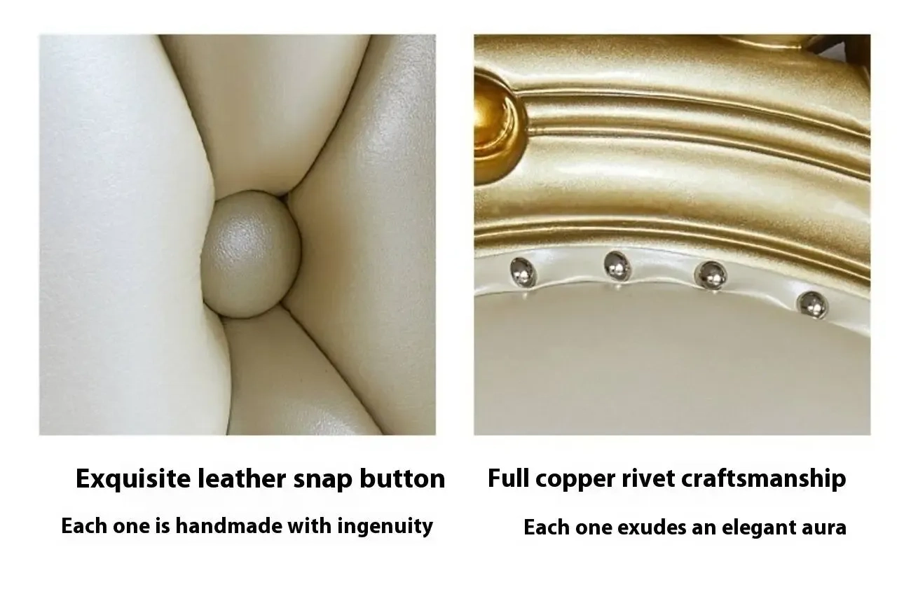 Globe Furnishings - Royal Solid Wood Gold Carved European Style Sofa
