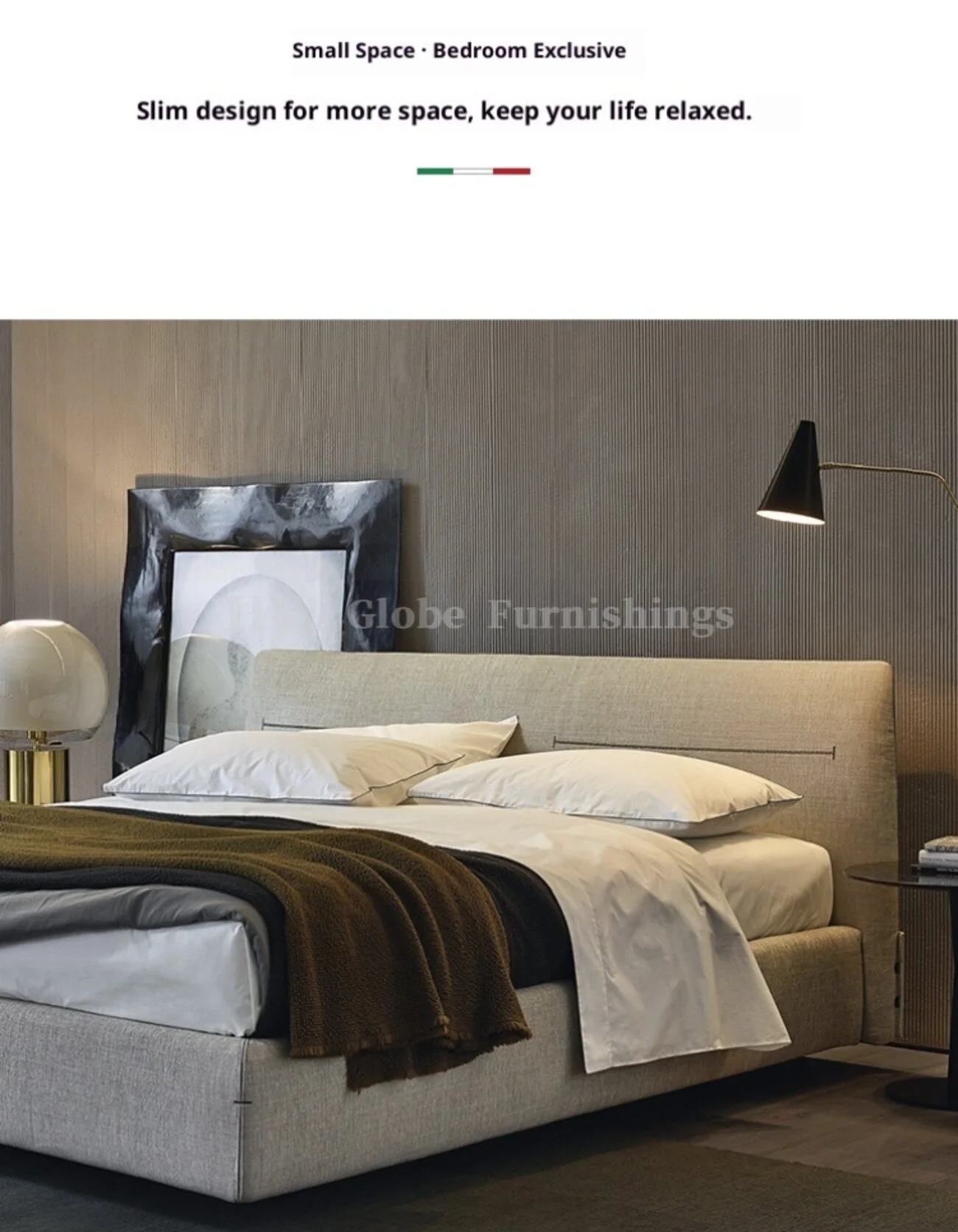 Globe Furnishings - Jacqueline Smile Bed