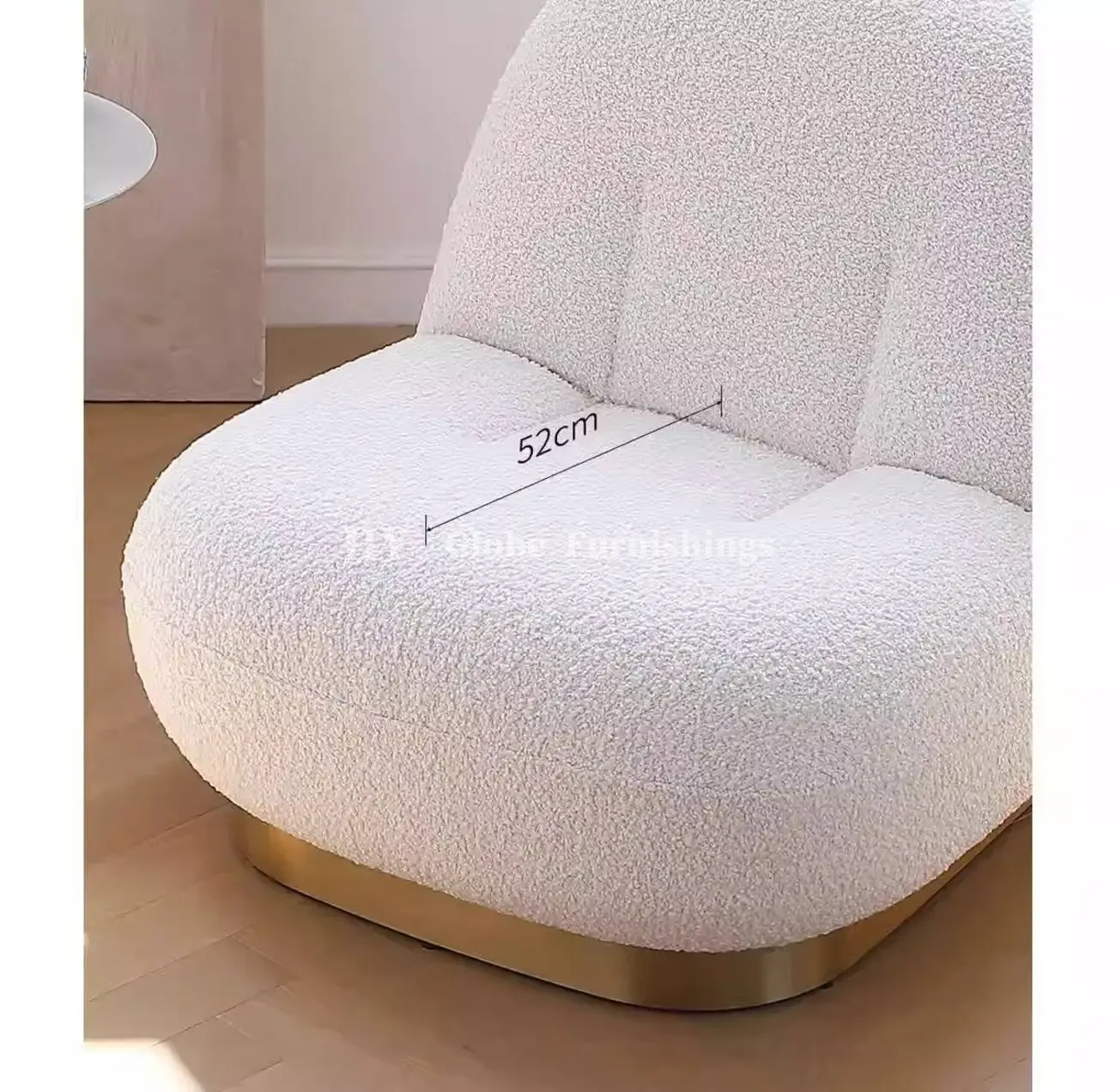 Globe Furnishings - Snowy Cloud Single Armchair