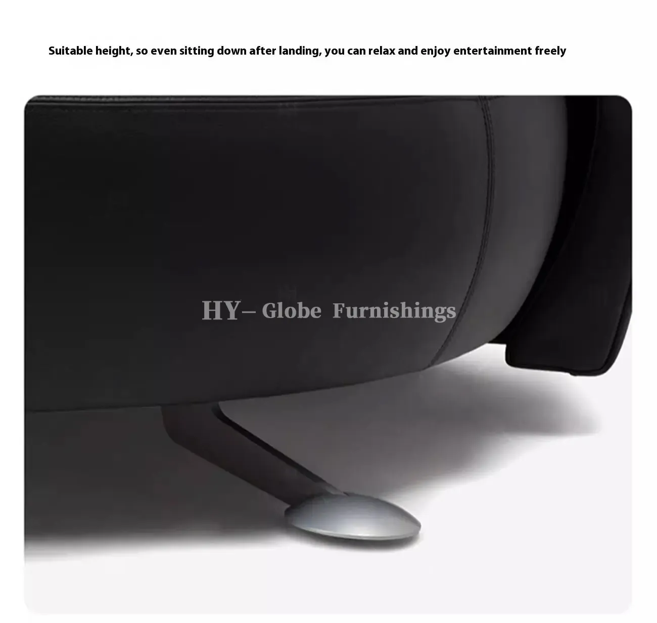 Globe Furnishings - Curved-Back Sliding Track Sofa