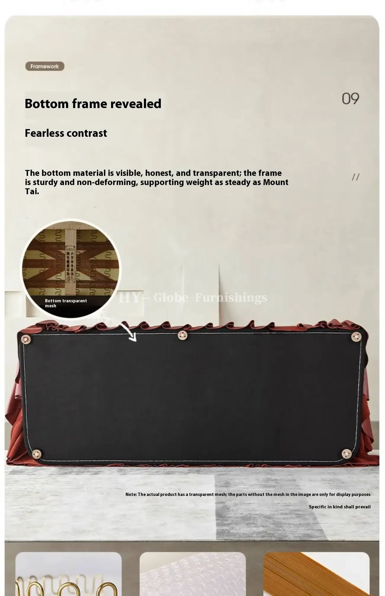 Globe Furnishings - Bohemian Skirted Sofa