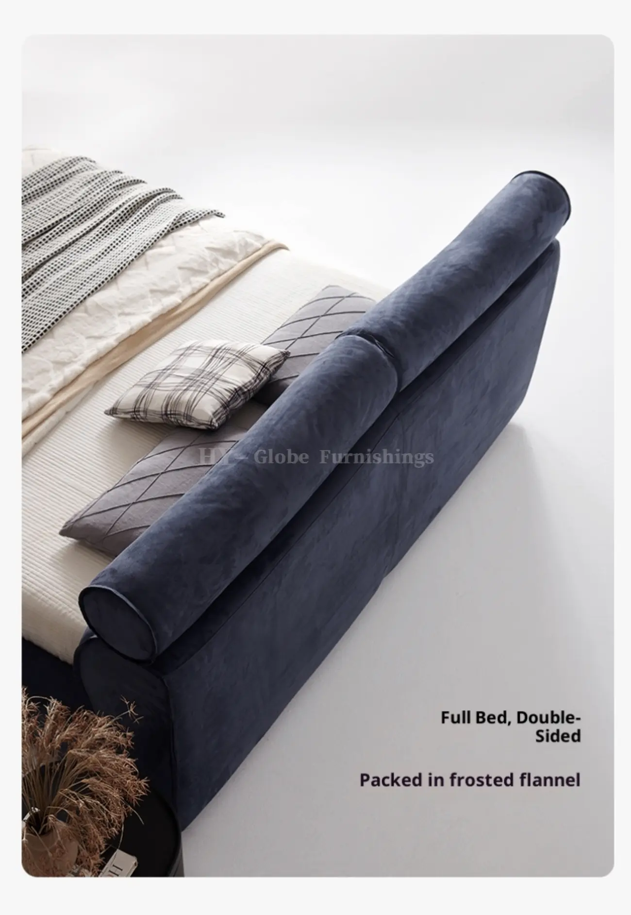 Globe Furnishings - Italian Minimalist Miami Bed