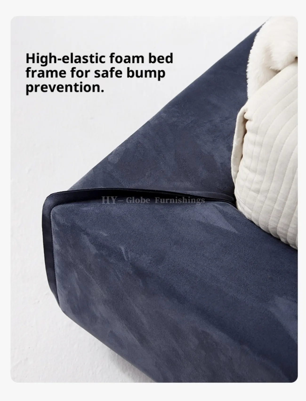 Globe Furnishings - Italian Minimalist Miami Bed